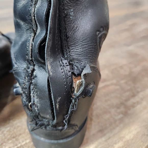 Ariat Heritage II Field Tall Black Riding Boot Zip Style 55001 Size 7.5 *Damaged - Picture 5 of 16